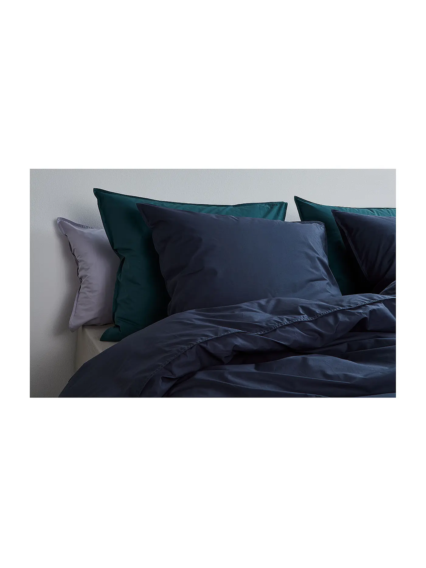 SUITE702 | Perkal Bettwäsche 70x90cm/140x200cm Navy Blue | 